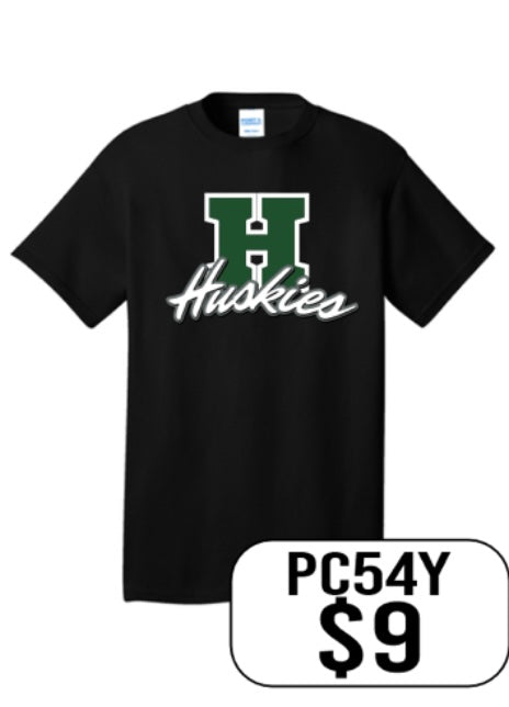 Hansen Huskies Port & Co™ Youth Core Cotton Tee