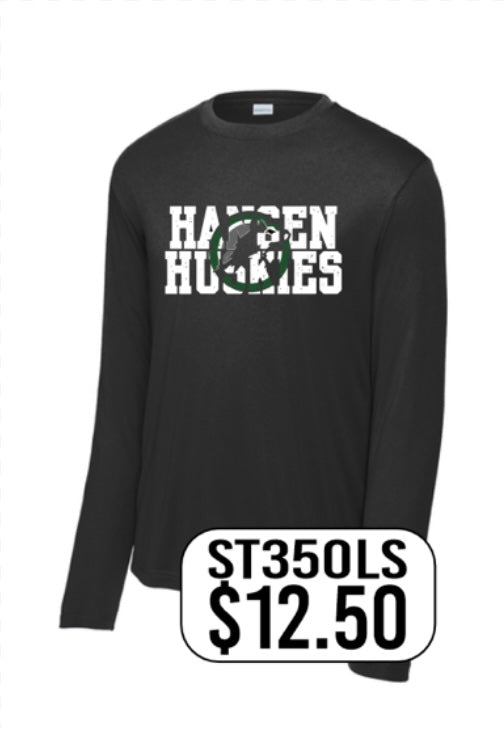 Hansen Huskies Sport-Tek® Long Sleeve PosiCharge® Competitor™ Te