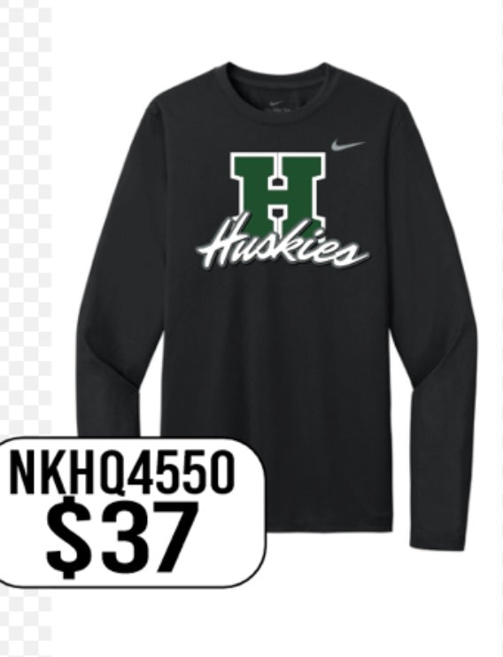 Hansen Huskies New
Nike Team rLegend Long Sleeve Tee