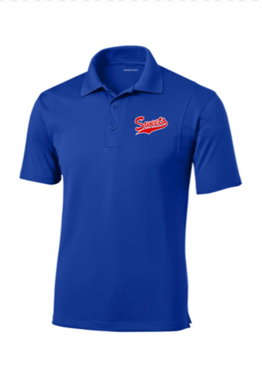 Sweets Softball Men’s Sport-Tek® Micropique Sport-Wick® Polo in Royal