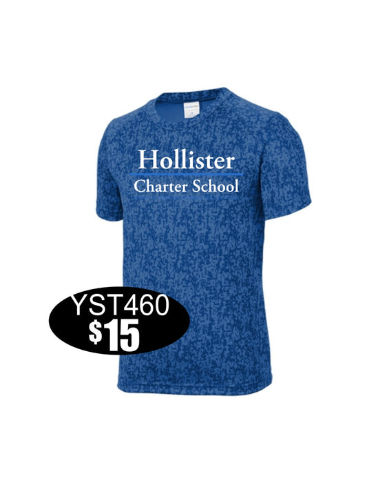 Hollister Charter School Sport-Tek® Youth Digi Camo Tee