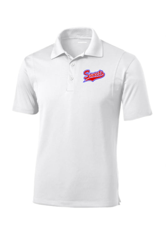 Sweets Softball Sport-Tek® Micropique Sport-Wick® Polo in White