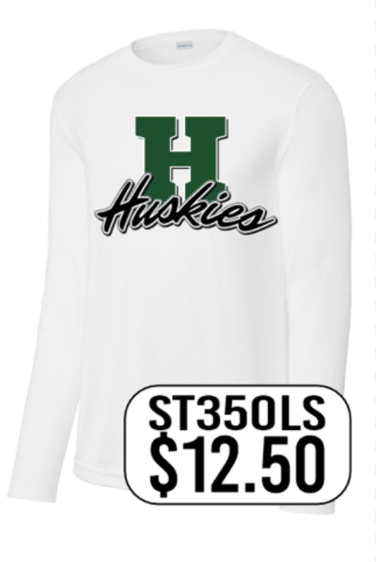 Hansen Huskies Sport-Tek® Long Sleeve PosiCharge® Competitor Tee
