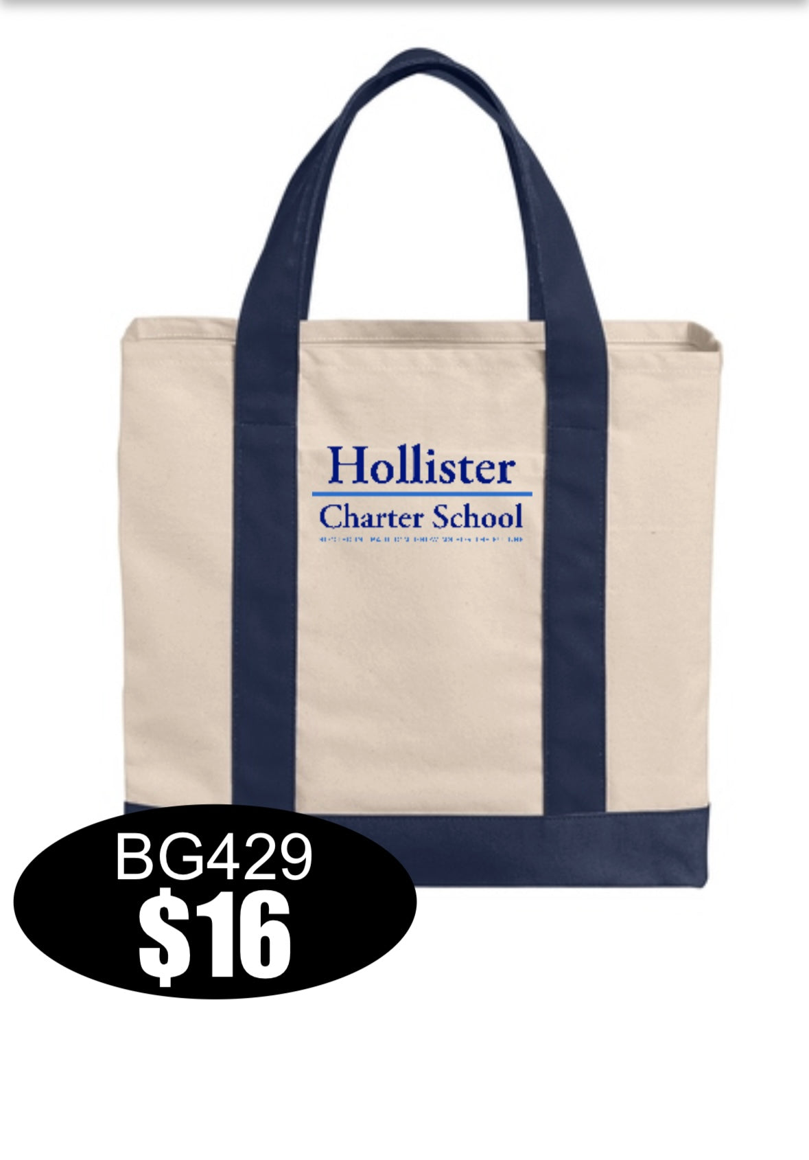 Hollister Port Authority® Cotton Canvas Two-Tone Tote