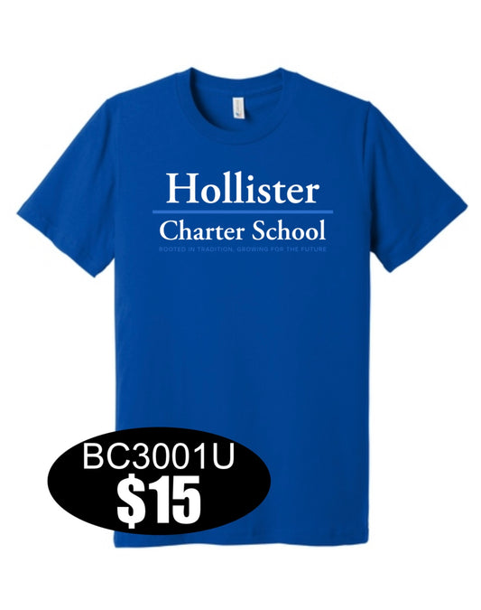 Hollister BELLA+CANVAS® Unisex Made In The USA Jersey Short Sleeve Tee