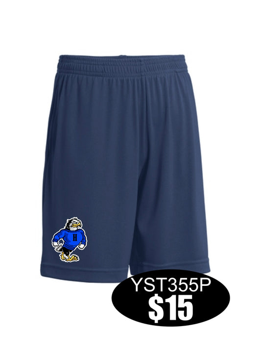 Hollister Sport-Tek® Youth PosiCharge® Competitor™ Pocketed Short in Navy